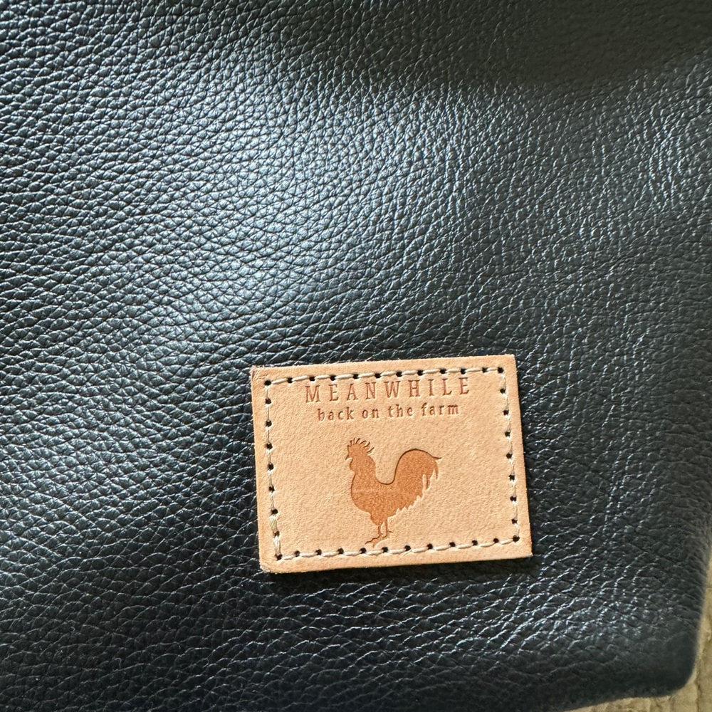 Purse -Large Hobo Leather in black by Meanwhile Back on the Farm